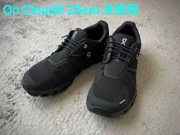On Cloud6 블랙 26cm 신발끈 부속물 상자 없음