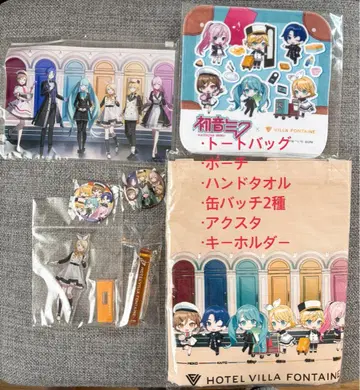 7세트 호텔 빌라 퐁텐 한정판 하츠네 미쿠 카가미네 린