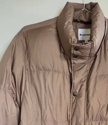 CONVERSE 브라운 다운 자켓