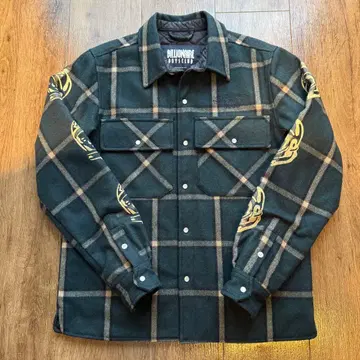 빌리어네어 보이즈 클럽 자켓 아우터 안쪽 퀼팅 체크 무늬