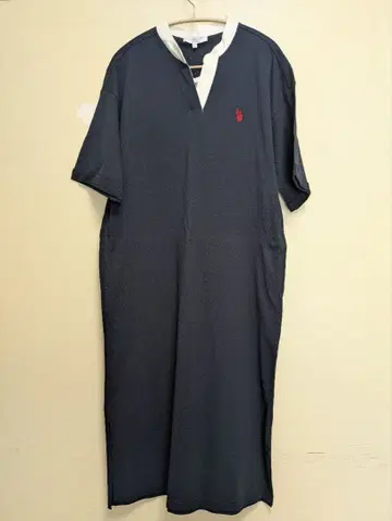 US POLO ASSN 네이비 반팔 셔츠 원피스