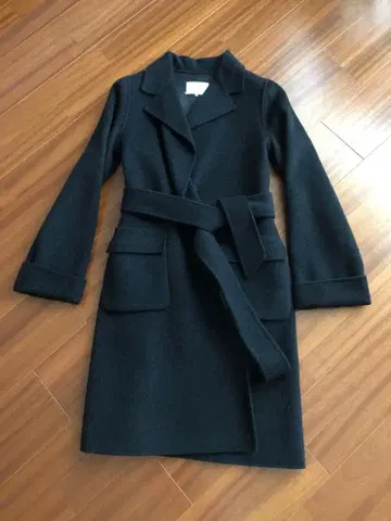 이에나 캐시미어 혼방 울 코트