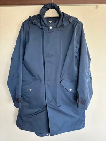 라코스테 남성용 마운틴 파카 네이비