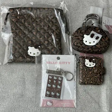 로리즈팜 헬로키티 퀼팅 레오파드 무늬 묶음 판매