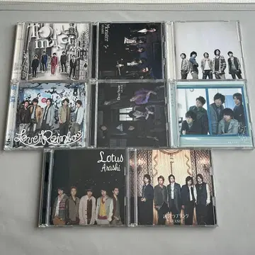 아라시 ARASHI CD 8매 세트 (29~36th 싱글 초회 한정판)