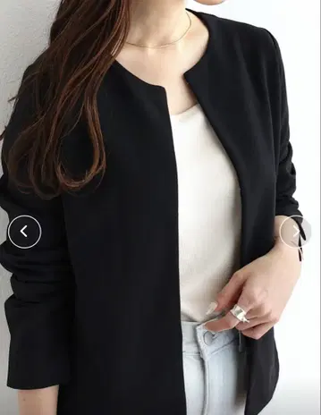 andme Alna Design 노카라 자켓 M 블랙 포멀