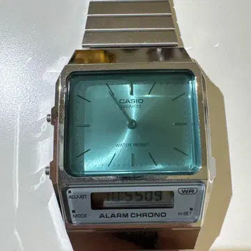 CASIO 쿼츠 손목시계 알람 크로노그래프 WR
