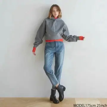 시루무린 테이퍼드 데님 24인치