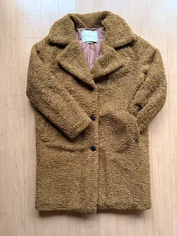 SCOTCH&SODA 스코치&소다 테디베어 코트 브라운