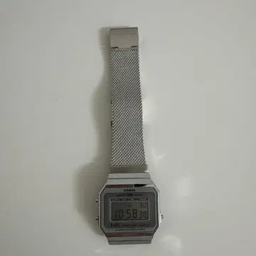 CASIO 디지털 손목시계 메쉬 밴딩