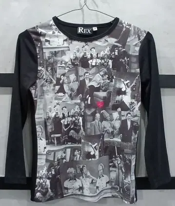 [ 구제 의류 ] REX I Love Lucy 셔츠 블랙 M