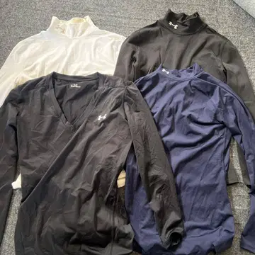 언더아머 여성용 언더셔츠 터틀 긴팔 묶음 판매 4점