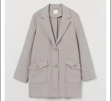 택 포함 미사용 새상품 H&M 그레이 테일러드 자켓