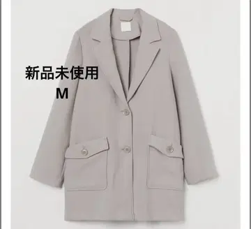 택 포함 미사용 새상품 H&M 그레이 테일러드 자켓