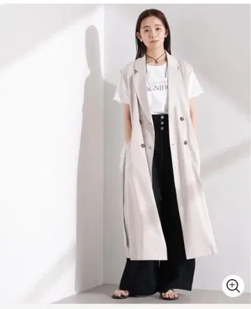 나노 유니버스 더블 버튼 롱 베스트