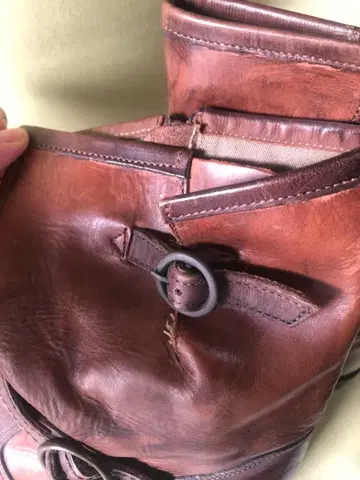 천연 가죽 부츠 27cm