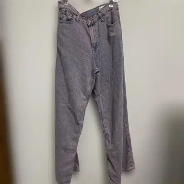 GAP 배기 미드라이즈 울트라 소프트 데님 로즈 미스트 핑크