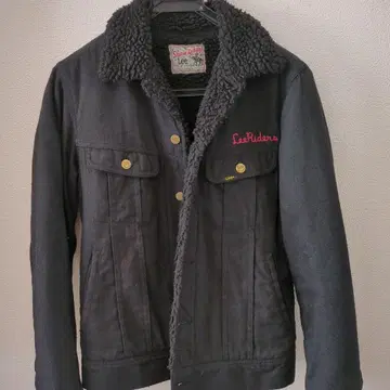 Lee 보아 자켓 블랙 S 사이즈