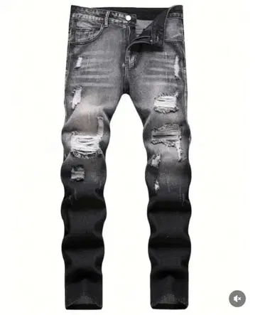 데미지 가공 스키니진 [ BADSWAGBOTTOM ]