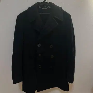 UNITED STATES NAVAL ACADEMY 블랙 울 피코트