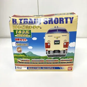 g486- B 기차 쇼티 183계 국철 특급색 8량 세트 미사용