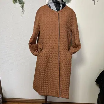빅 사이즈 퀼팅 코트