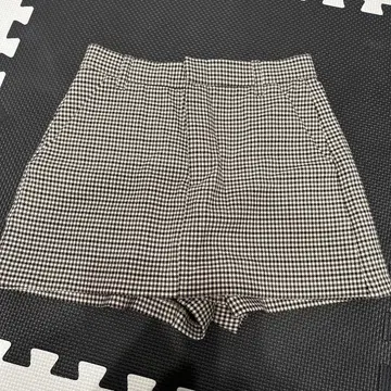 ZARA 깅엄 체크 큐롯 USA4