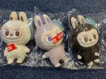 3개 POPMART Labubu 스트랩 해외 낙원 한정판