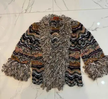 MISSONI 프린지 가디건