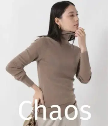 Chaos 카오스 터틀넥 니트