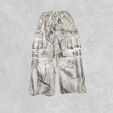 easy 한국 Dirty Washing Cargo Pants F