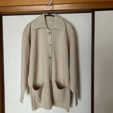 CASHMERE 캐시미어 베이지 긴팔 가디건