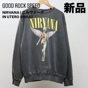 GOOD ROCK SPEED 닐바나 IN UTERO SWEAT 새상품