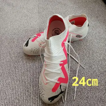 PUMA 축구화 화이트/핑크