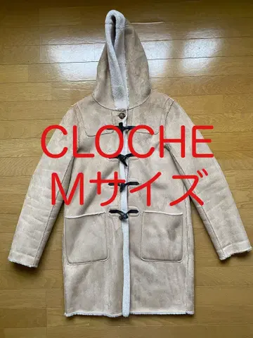 CLOCHE(크로셰) 무스탕 코트 더플 코트 M 베이지