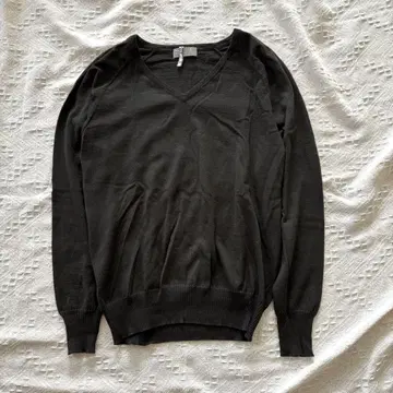 울 니트 V넥 사이즈 II