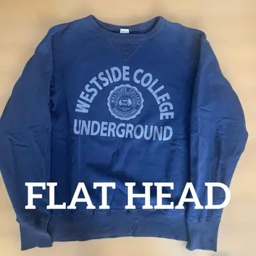 FLAT HEAD 앞 V 맨투맨