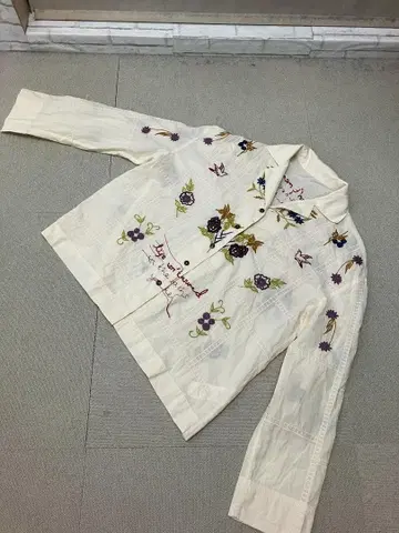 K09707 ) 노브랜드 자수 블라우스 자수 패치워크 셔츠