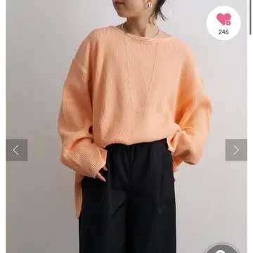 와플 풀오버 오메카시 오버 사이즈