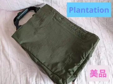 [ Plantation ] 새상품급 2way 사이드 지퍼 백팩 토트 카키