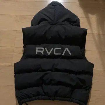 RVCA 블랙 다운 자켓 S