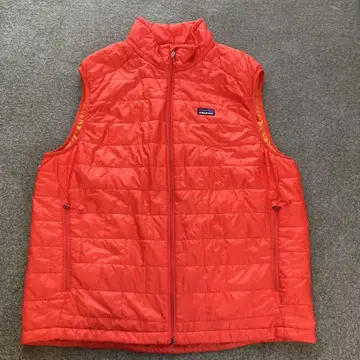 patagonia 다운 베스트 XL 오렌지