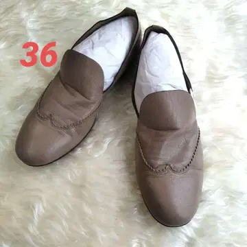 델카를로 ROBERTO DEL CARLO 가죽 신발 로퍼 신발 36
