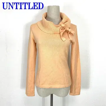 언타이틀 긴팔 니트 스웨터 울 면 오렌지 계열 2 C1462