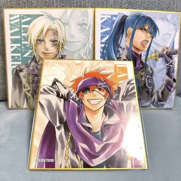 D.Gray-man 원화전 트레이딩 색지 3장 세트