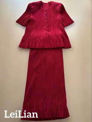 [ Leilian ] 플리츠 셋업