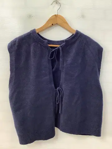 10.28 A835 빈티지 상의 니트 베스트 네이비 F