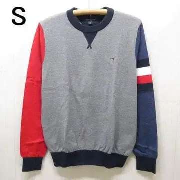 타미힐피거 긴팔 코튼 스웨터 니트 S 플래그