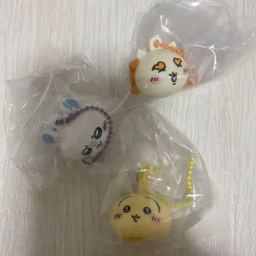 치이카와 (먼작귀) 가챠 토끼 립 캡 4종