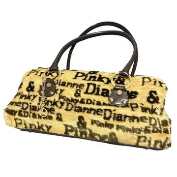 새상품급 Pinky & Dianne 핑키앤다이안 로고 퍼 백